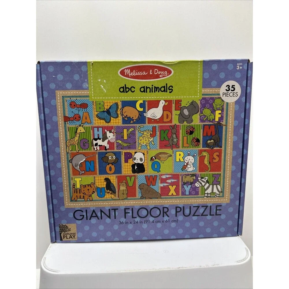 Melissa and Doug ABC animals giant floor puzzle